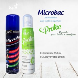 Oferta! Combo Microbac + Protec, anti mofo e protetor contra insetos
