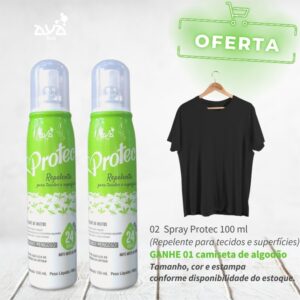 Oferta! Compre 2 protec e ganhe uma camiseta (cor e tamanho disponíveis no estoque)