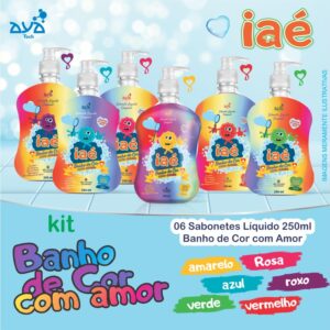 KIT BANHO DE COR COM AMOR